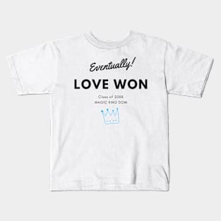 LOVE WON (LIGHT DOM) Kids T-Shirt